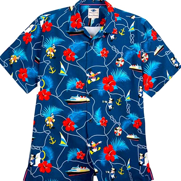 Tommy Bahama Disney Cruise Line Shirt Size Medium NWT - Picture 1 of 2
